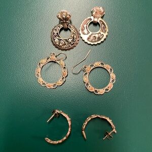 Black hills and Carolyn pollock Earrings Set